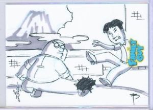 300x215 Peter Griffin Sketch Card Family Guy Season 3 4 5 Ebay - Peter Griffin Sketch