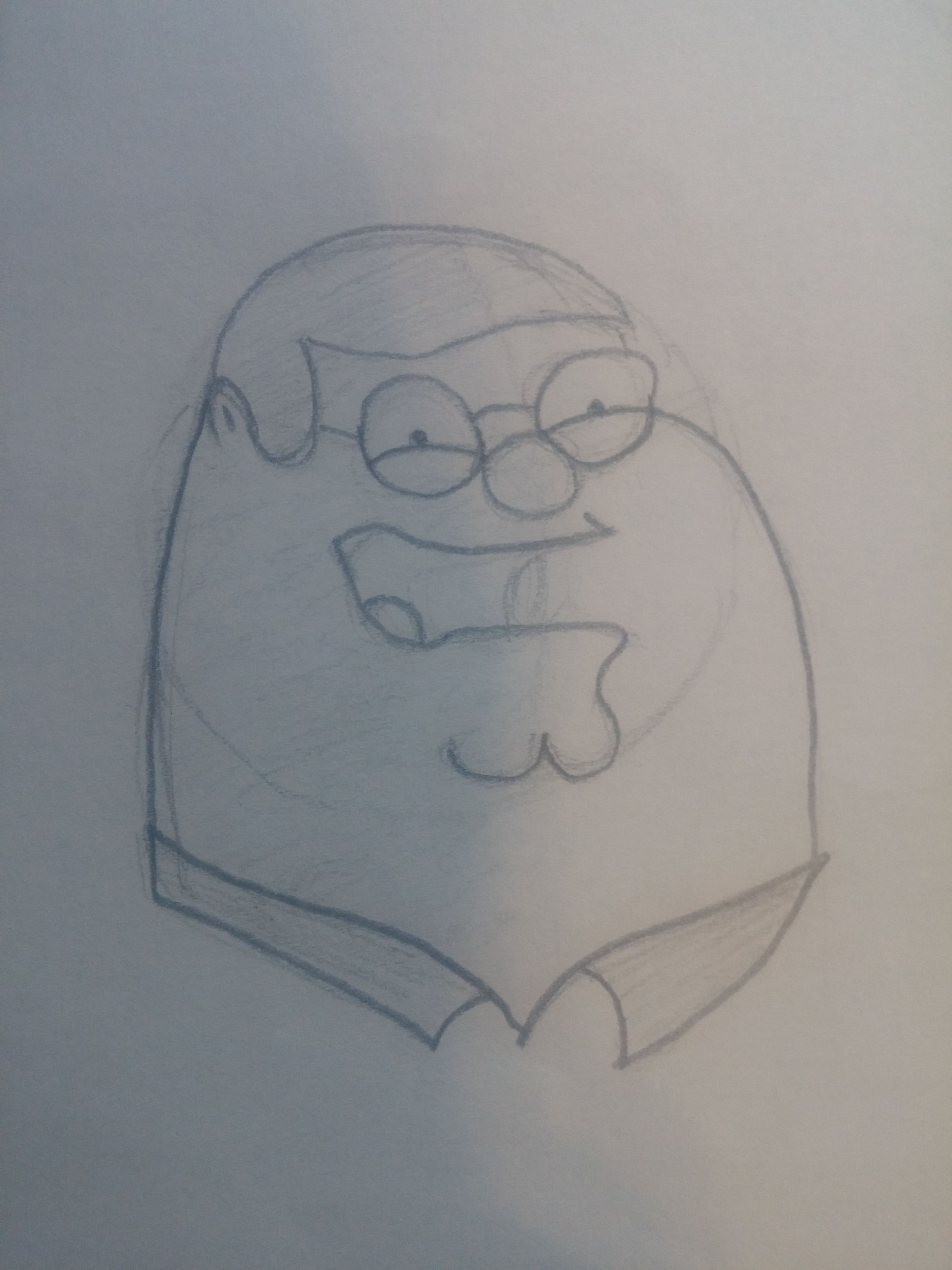 3120x4160 Drawing Peter Griffin - Peter Griffin Sketch