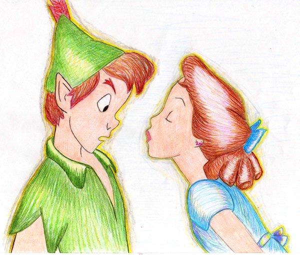 600x511 Peter And Wendy By Mod37 - Peter Pan And Wendy Sketch