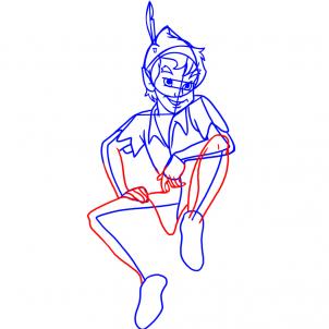 302x302 How To Draw How To Draw Peter Pan - Peter Pan Sketch