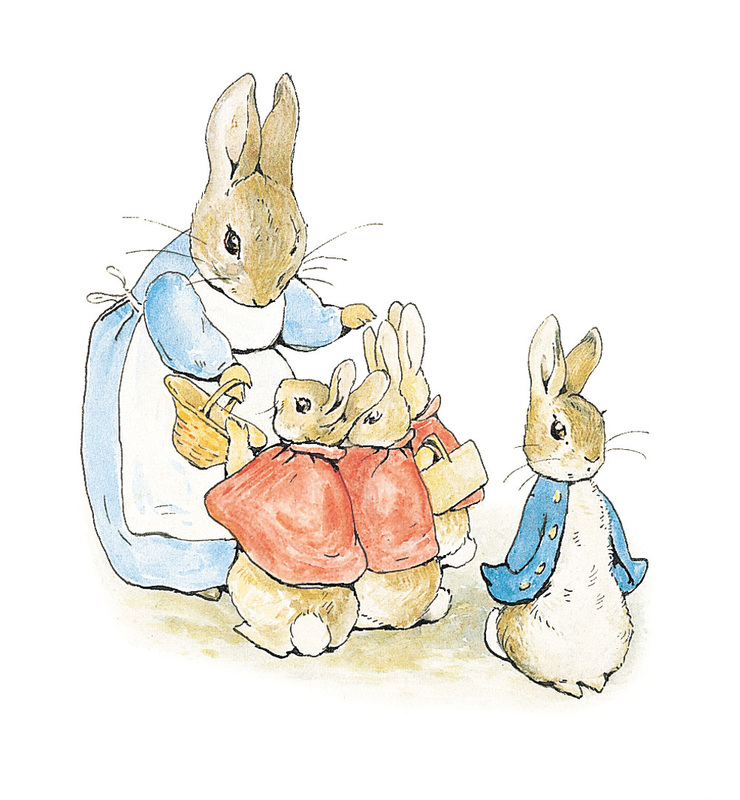 740x800 Long Lost Beatrix Potter Drawings Discovered - Peter Rabbit Sketch