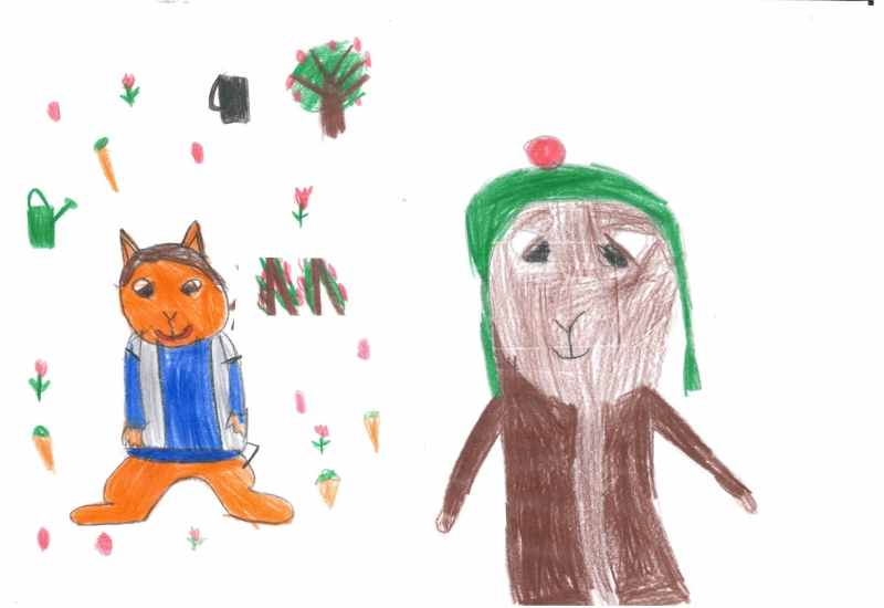 800x550 Peter Rabbit Fanmail - Peter Sketch