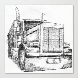 264x264 Peterbilt Canvas Prints Society6 - Peterbilt Sketch