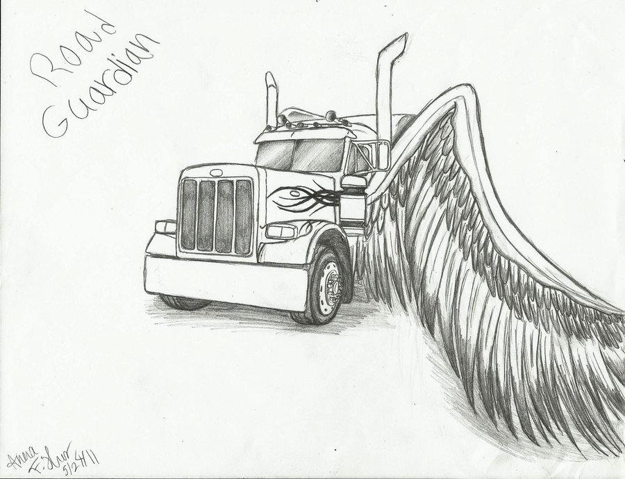 900x689 Peterbilt Request By Jasondoggy101 - Peterbilt Sketch