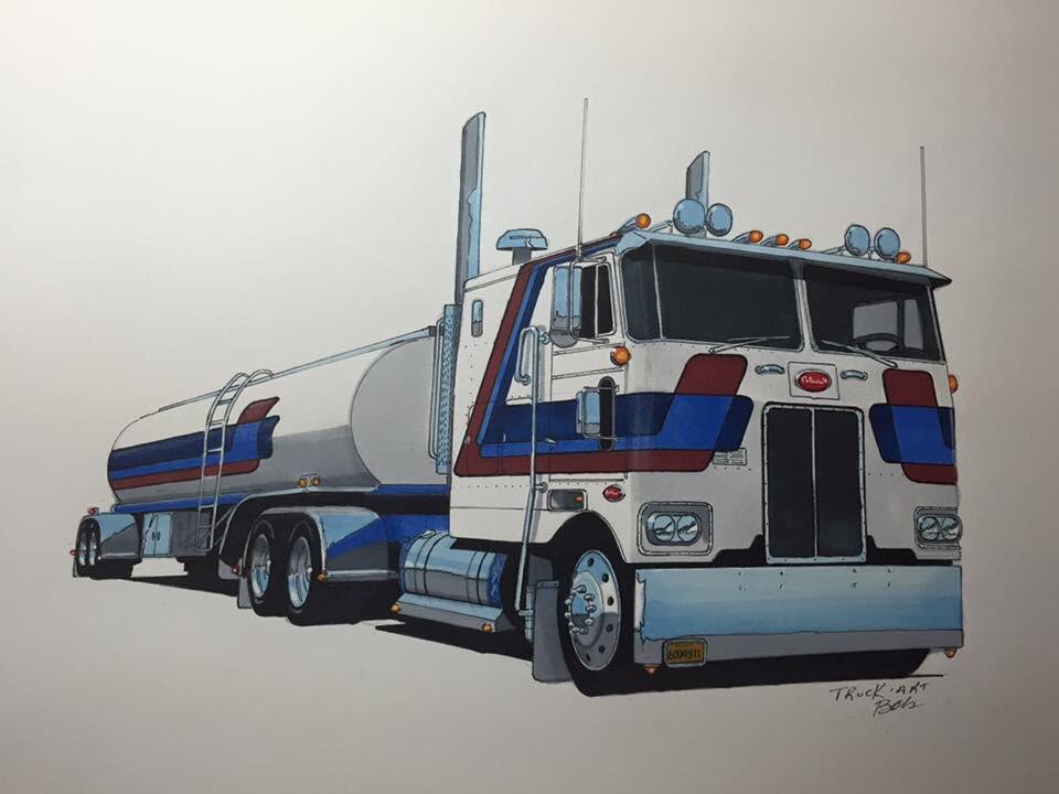 Peterbilt Sketch at Explore collection of