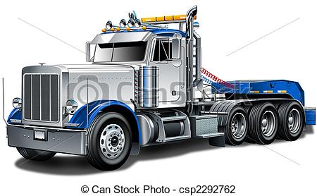 450x278 Truck Clipart Peterbilt - Peterbilt Sketch