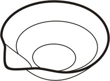 220x162 Evaporating Dish - Petri Dish Sketch