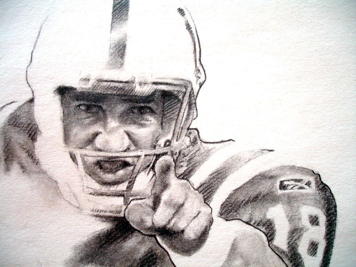 1152x864 In Progress Peyton Manning Jingo Illo Illustrations By Jingo M - Peyton Manning Sketch