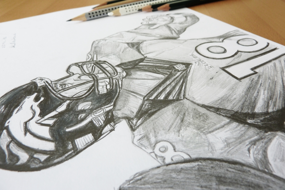 1200x801 Milestone - Peyton Manning Sketch