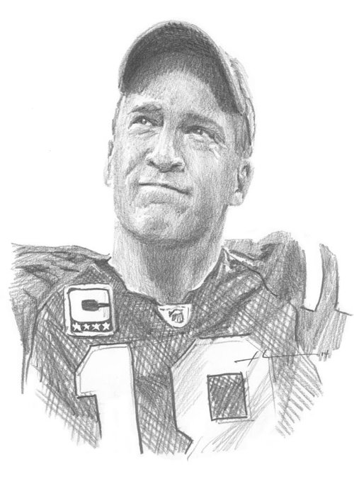 Peyton Manning Sketch at PaintingValley.com | Explore collection of ...