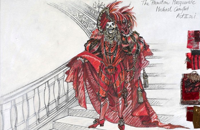 700x455 Phantom, Matilda And War Horse Designs To Be Revealed - Phantom Of The Opera Sketch