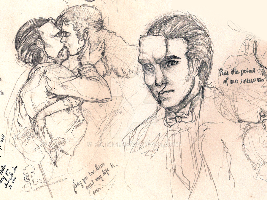 900x675 Phantom Of The Opera Sketches By Patmai - Phantom Of The Opera Sketch
