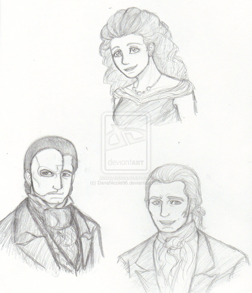 828x965 The Phantom Of The Opera By Dananicole96 - Phantom Of The Opera Sketch
