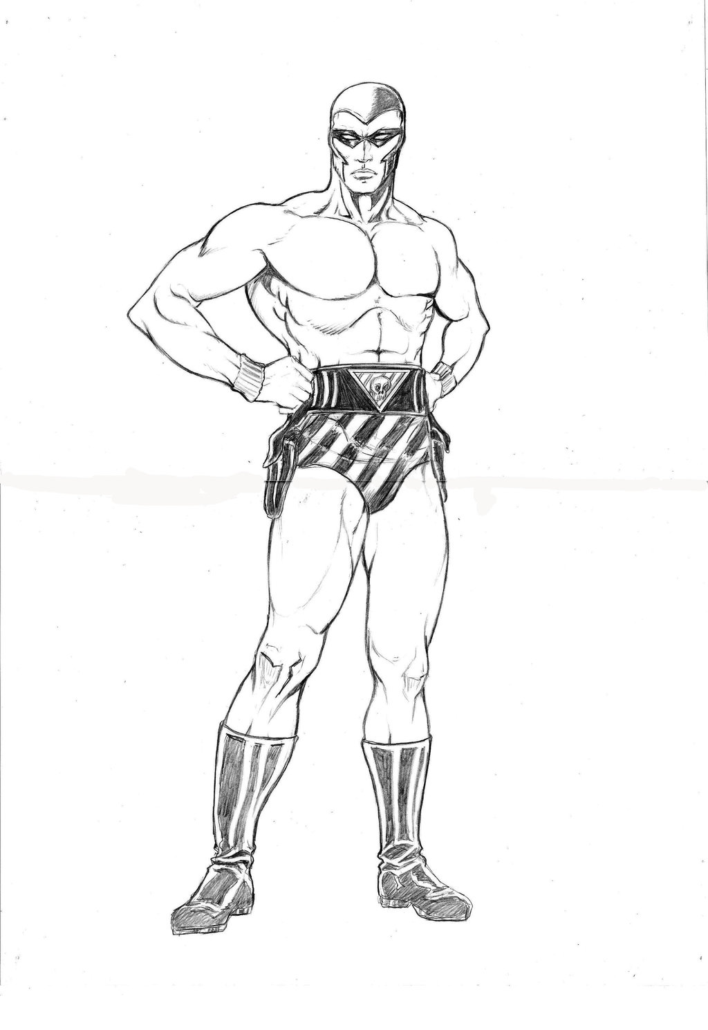 1024x1489 Phantom Sketch 2 By Wanderlei78 - Phantom Sketch