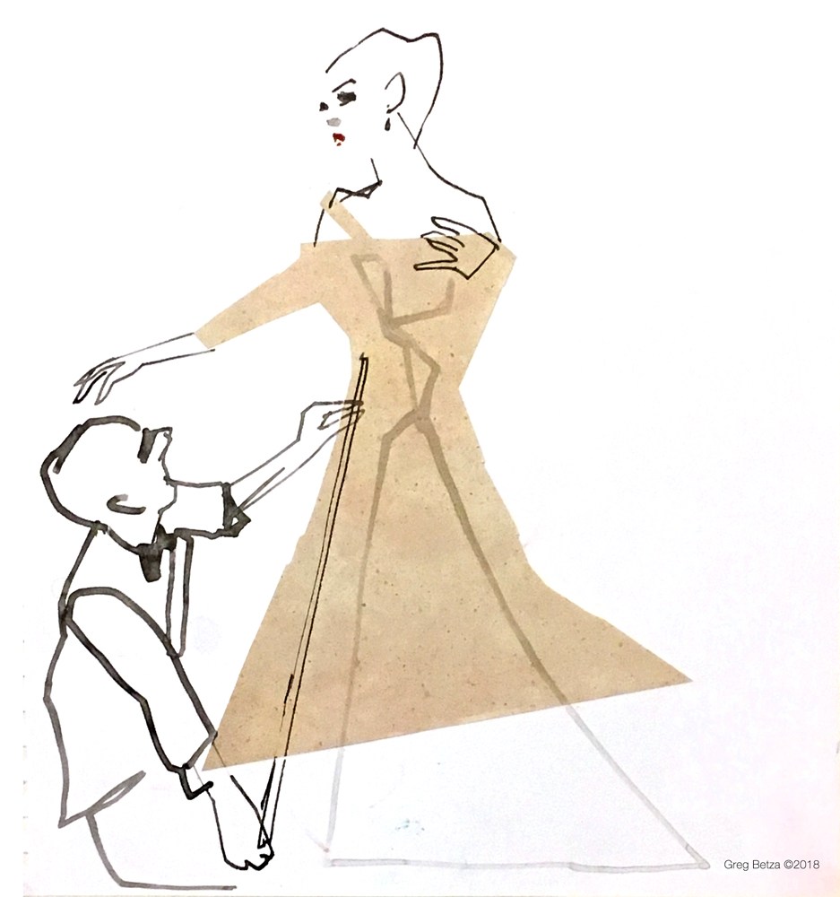 937x1000 Phantom Thread Sketch Night Greg Betza Illustration - Phantom Sketch