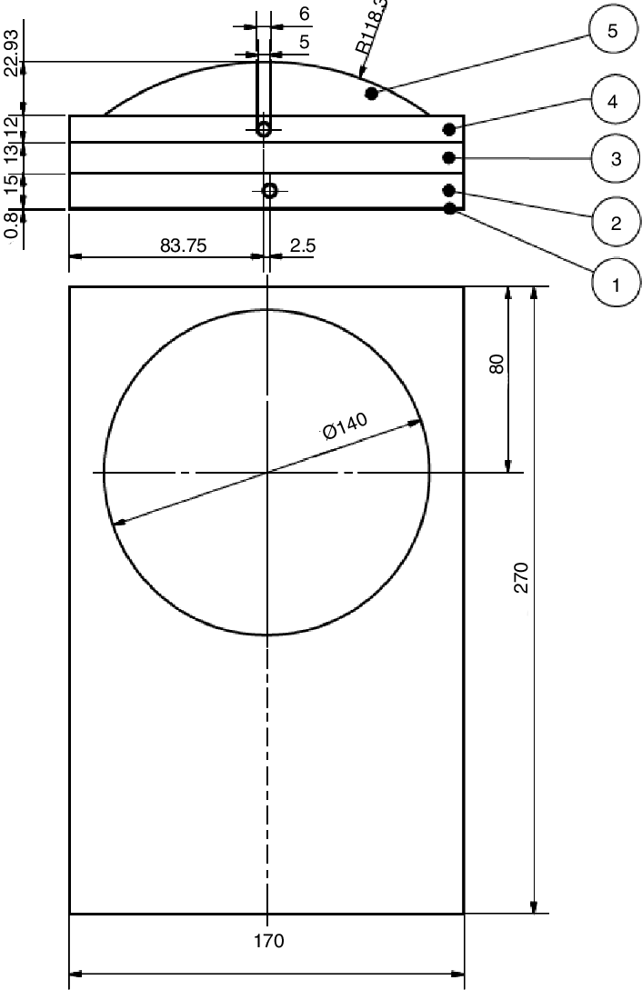 706x1089 The Sketch Of The Artificial Tissue Phantom Shows The Following - Phantom Sketch