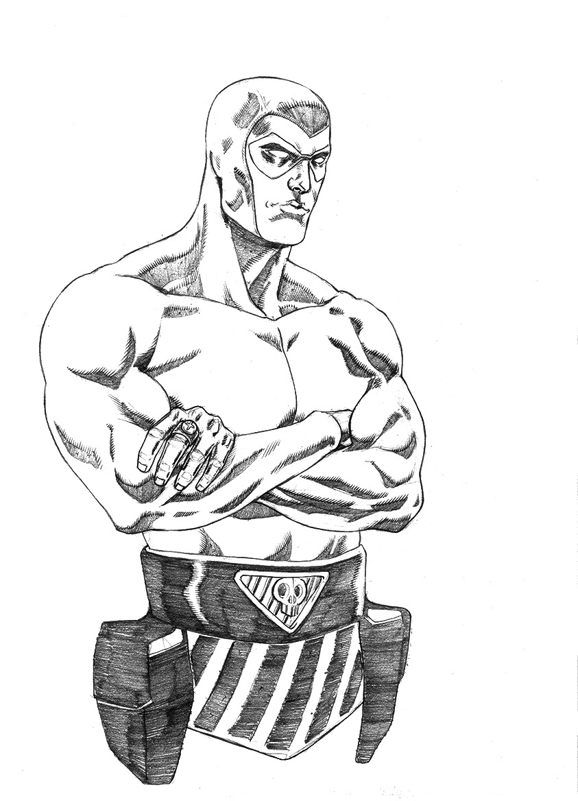 843x1168 Iron Spider - Phantom Sketch