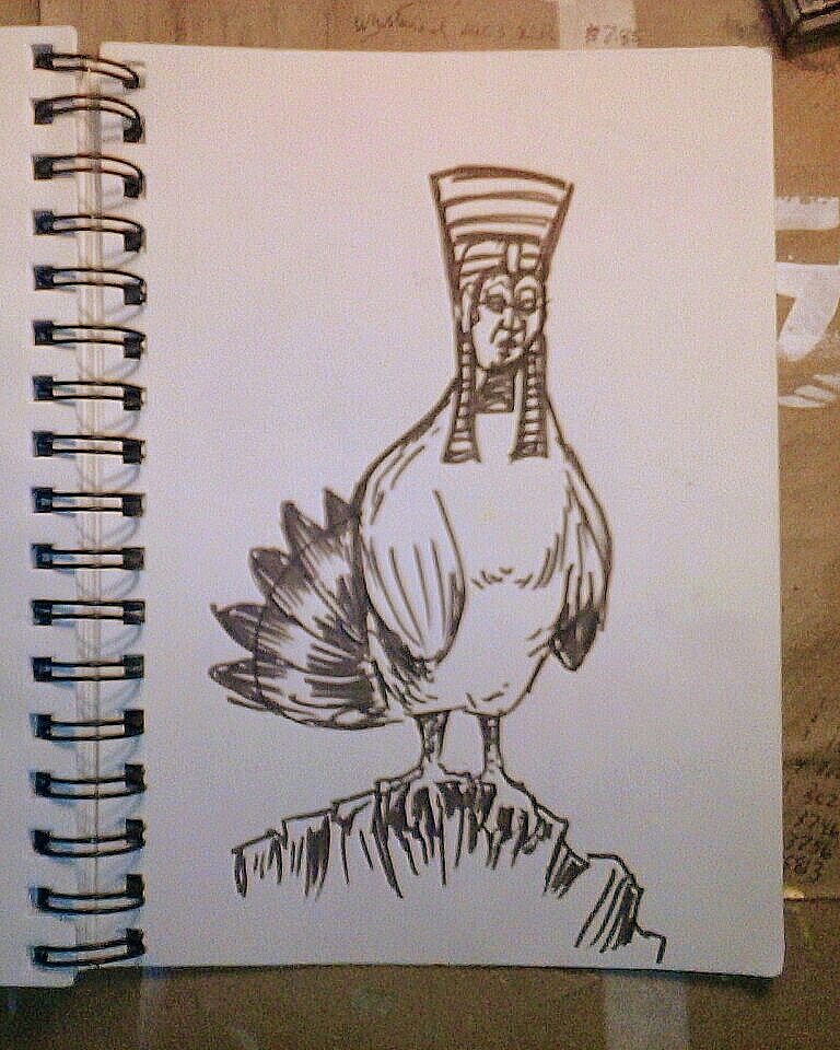 768x960 Bird Pharaoh Sketch Sm@ck - Pharaoh Sketch