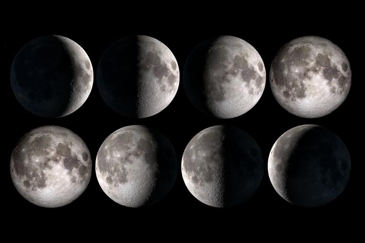 750x500 Phases Of The Moon - Phases Of The Moon Sketch