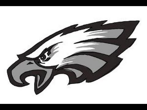480x360 How To Draw Philadelphia Eagles Logo, Nfl Team Logo - Philadelphia Eagles Sketch