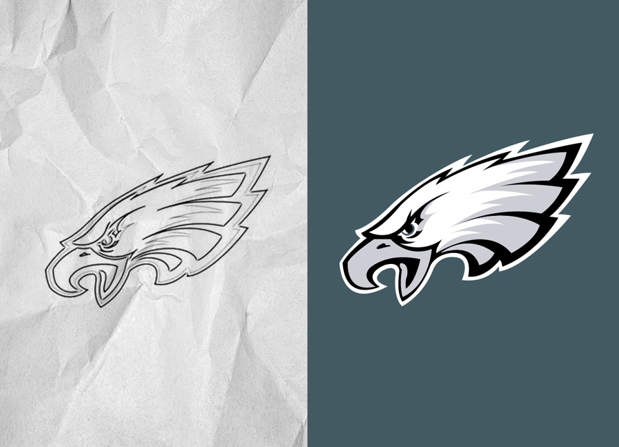 Philadelphia Eagles Sketch at Explore collection