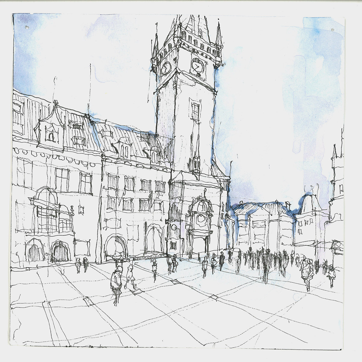 1200x1200 Results Of The Aia Philadelphia Napkin Sketch Competition - Philadelphia Sketch