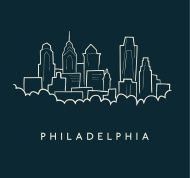 190x178 Philadelphia Skyline Outline Print - Philadelphia Skyline Sketch