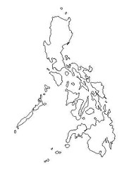 183x240 Philippines Map Blank Map (For Adding Notes) Joel Yuvienco - Philippines Sketch