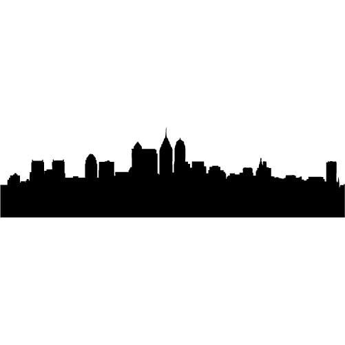501x501 Skyline Clipart Skyline Philadelphia ~ Frames ~ Illustrations ~ Hd - Philly Skyline Sketch