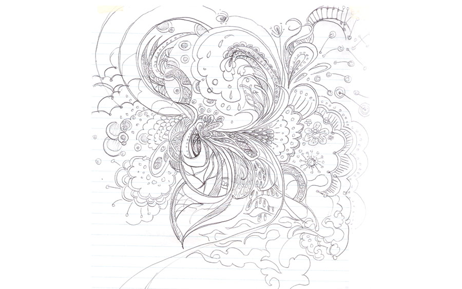 900x563 Design Process Of The Phoenix - Phoenix Sketch