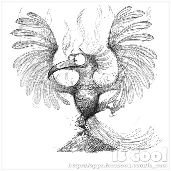 600x600 Phoenix - Phoenix Sketch