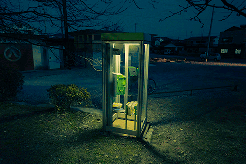 500x333 Phone Booth Night Green Gif On Gifer - Phone Booth Sketch
