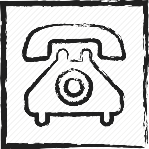 512x509 Call, Old, Old Phone, Phone, Sketch, Telephone Icon - Phone Sketch