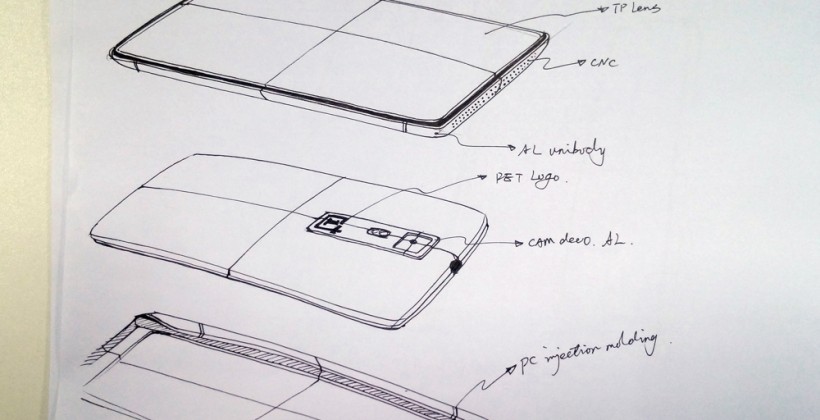 820x420 Oneplus One Phone Sketches Hint - Phone Sketch