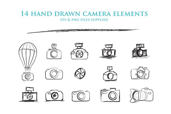 580x386 Collection Of Free Cameras Clipart Sketch. Download On Ubisafe - Photo Camera Sketch