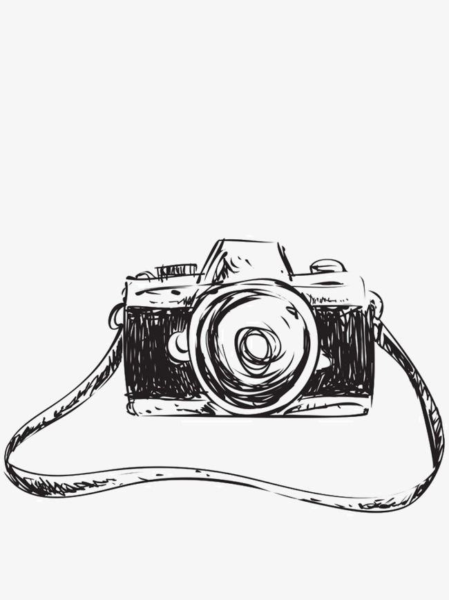 650x868 Sketch Camera Creative Pull Away, Camera Clipart, Sketch, Creative - Photo Camera Sketch