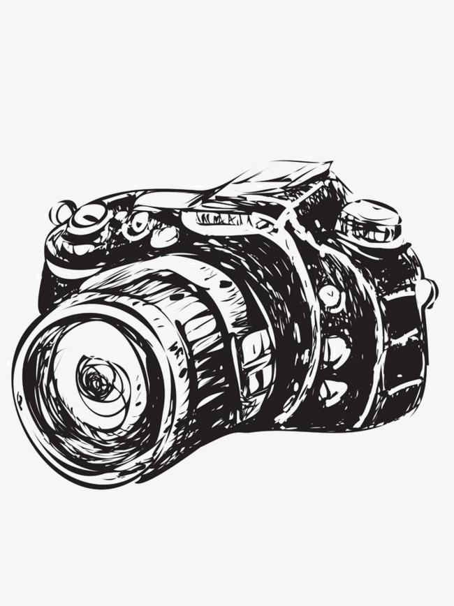 650x868 Camera Sketch Free Pull, Camera Clipart, Sketch, Camera Png Image - Photo Camera Sketch