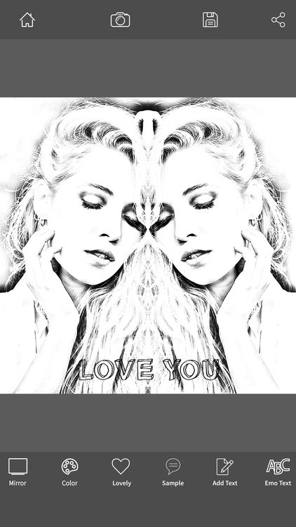 422x750 Photo Editor Sketch, Edit Your Image With Mirror Sketch Effect - Photo Editor Sketch Effect