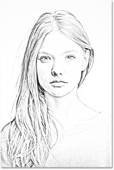 370x550 Portrait Photo To Pencil Sketch With Photoshop Cs6 Tutorial - Photo Editor Sketch Effect