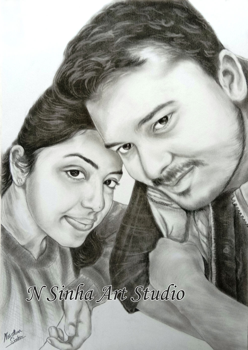 1000x1407 Best Portrait Maker (Charcoal Amp Pastel) In Different Techniques - Photo Sketch Maker