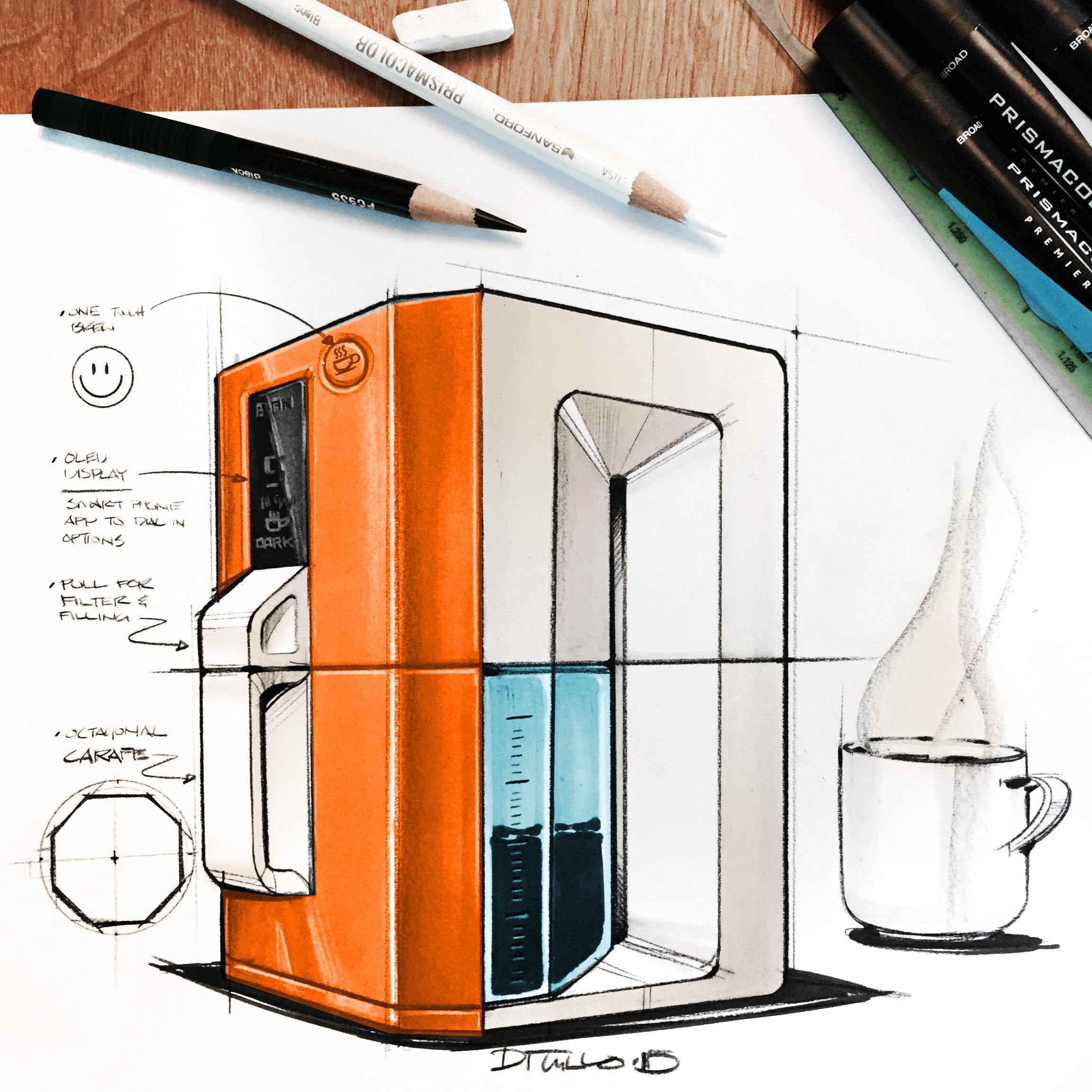 2304x2304 Coffee Maker Ideation Sketch Industrial Design Sketch - Photo Sketch Maker