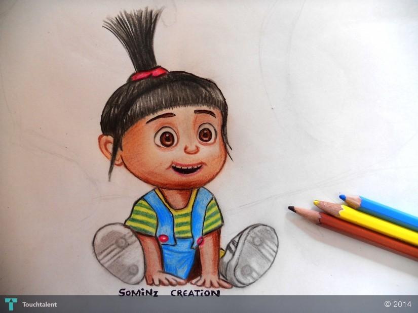 825x619 Pencil Color Drawing Touchtalent - Photo To Color Sketch