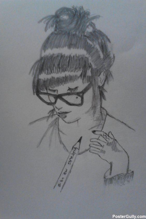 563x844 Buy Paintings Online Pencil Sketch Artwork Artist Akshay Jain - Photo To Pencil Sketch Online