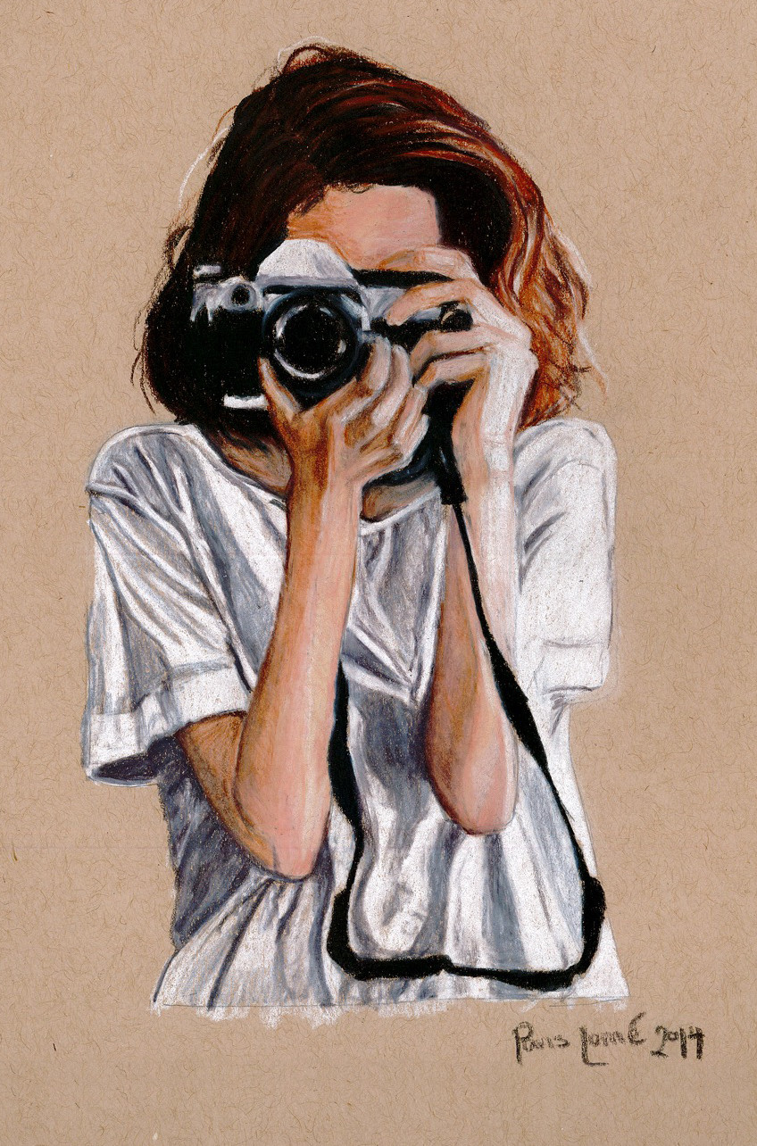 848x1284 Photographer Sketch - Photographer Sketch