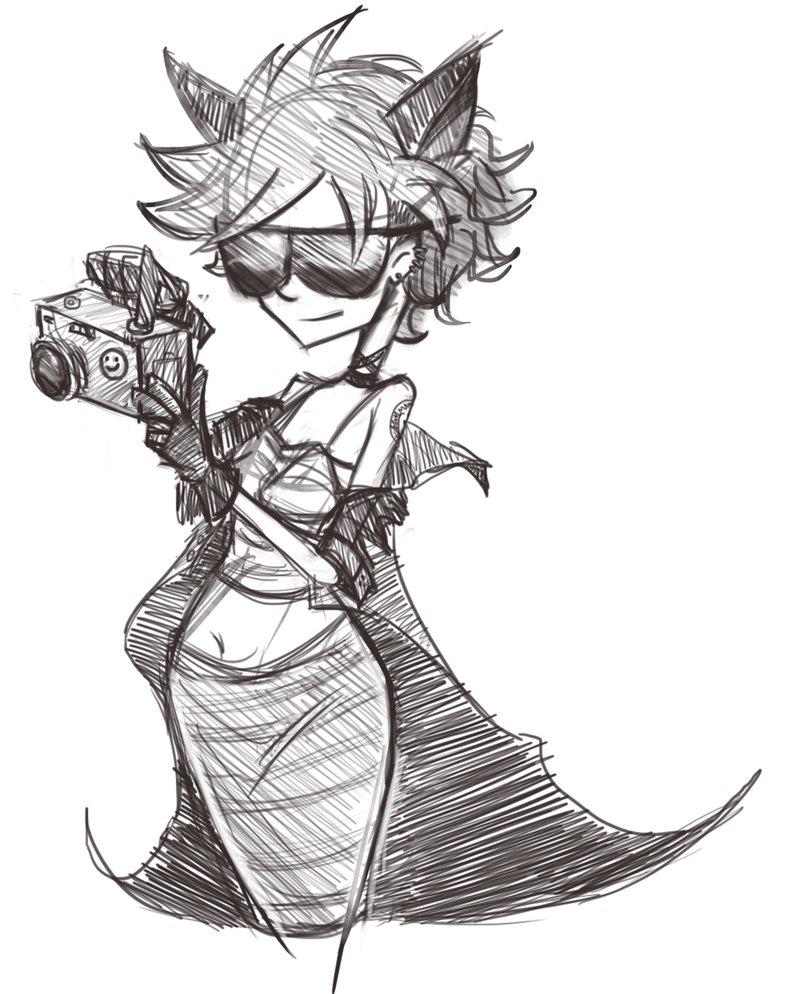 804x994 Daily Drawing 1 Photographer Sketch By Coffeesnake - Photographer Sketch