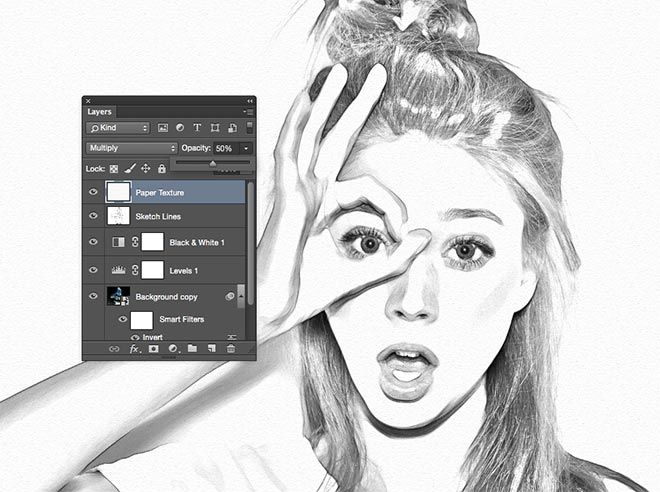 660x492 How To Create A Realistic Pencil Sketch Effect In Photoshop - Photoshop Pencil Sketch Effect