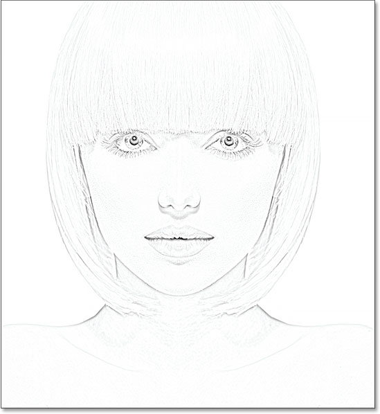 549x598 Photo To Pencil Sketch Effect In Photoshop Cc Tutorial - Photoshop Pencil Sketch Effect