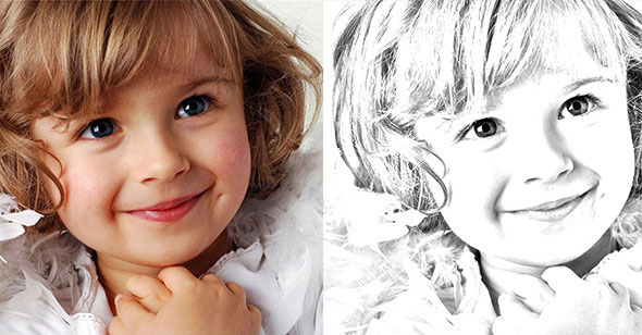 590x308 40 Free Amp Premium Drawing Photoshop Actions Desiznworld - Photoshop Pencil Sketch Effect