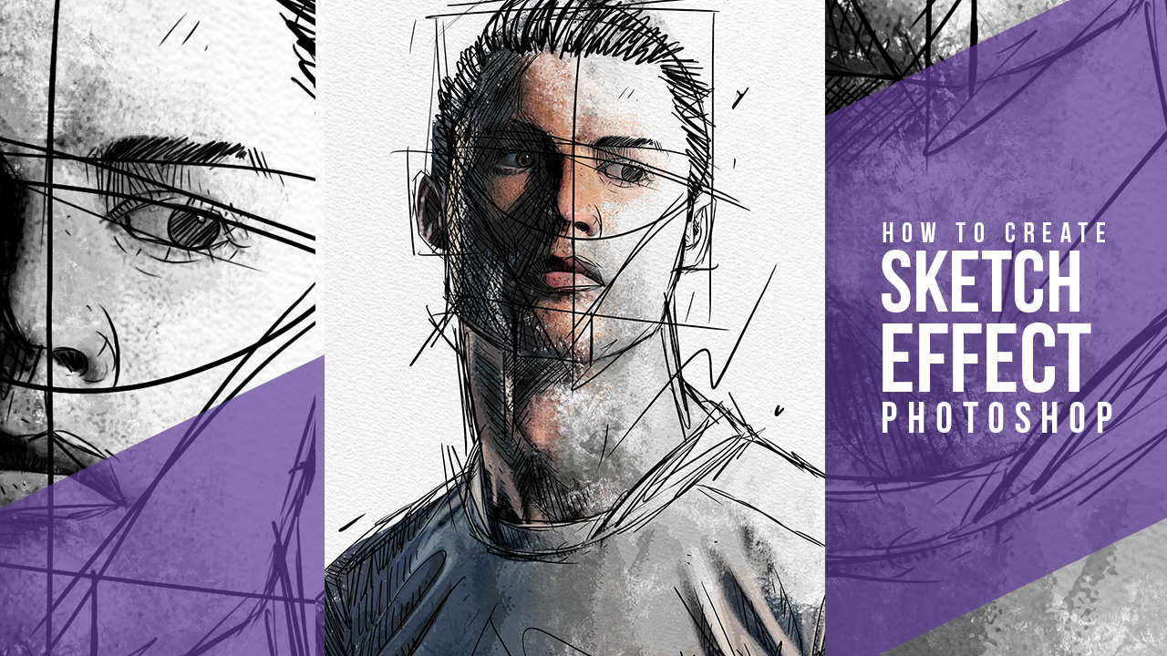 1280x720 Download Photoshop Sketch Effect Project - Photoshop Sketch
