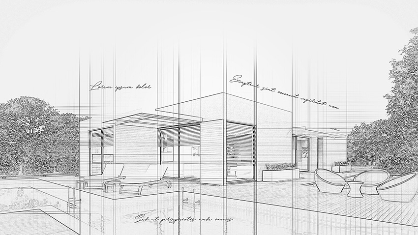 850x478 How To Create An Architecture Sketch Effect In Adobe Photoshop - Photoshop Sketch Effect